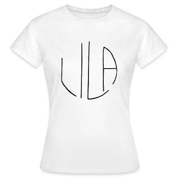 Lila - Frauen T-Shirt - Weiß - Vorne - AI Model Female 172 dark (172cm)