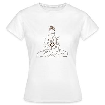 Auszeit - Frauen T-Shirt - Weiß - Vorne - AI Model Female 172 dark (172cm)