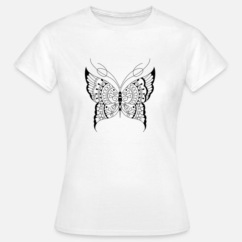Butterfly mandala - Women's T-Shirt - white