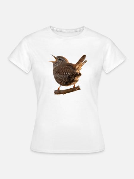 Zaunkönig - Frauen T-Shirt - Weiß