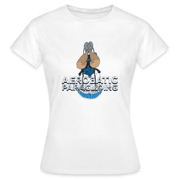 Aerobatic Paragliding - Frauen T-Shirt - Weiß - Vorne - AI Model Female 172 dark (172cm)