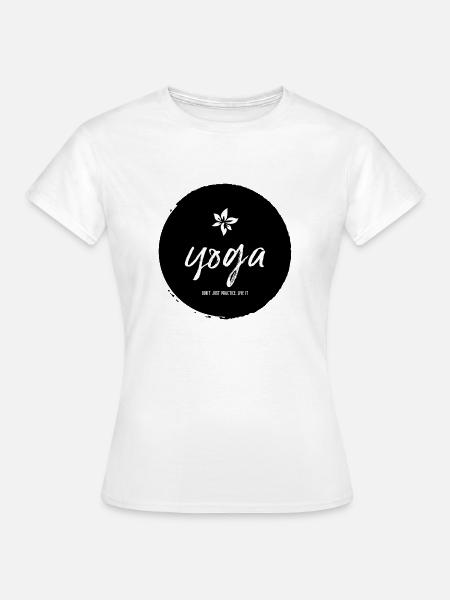 Yoga - Frauen T-Shirt - Weiß