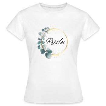 Chemise de mariée JGA - T-shirt Femme - blanc - Devant - AI Model Female 172 dark (172cm)