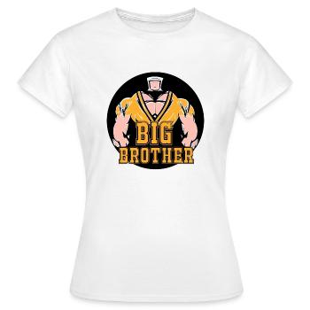 FRÈRE AÎNÉ - T-shirt Femme - blanc - Devant - AI Model Female 172 dark (172cm)