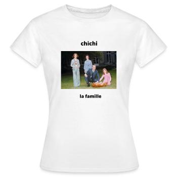 THE CHIRAC FAMILY - Women's T-Shirt - white - Front - AI Model Female 172 dark (172cm)