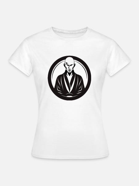 der strenge Mönch - Frauen T-Shirt - Weiß