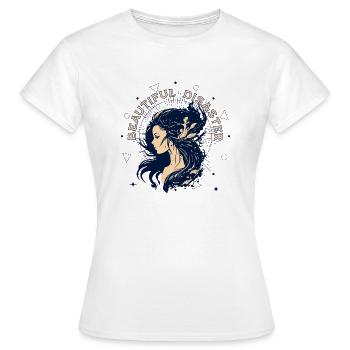 Beauté - T-shirt Femme - blanc - Devant - AI Model Female 172 dark (172cm)