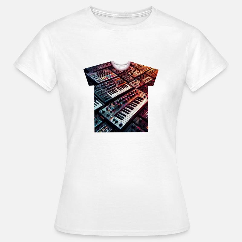 Electro Tshirt - Women's T-Shirt - white