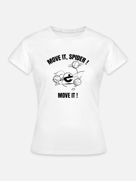 Beth the Spider - Basketball (text version) - Women's T-Shirt - white