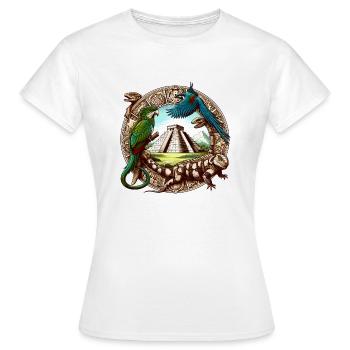 Wunder der Maya - Frauen T-Shirt - Weiß - Vorne - AI Model Female 172 dark (172cm)