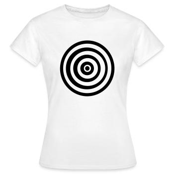 Ziel - Frauen T-Shirt - Weiß - Vorne - AI Model Female 172 dark (172cm)