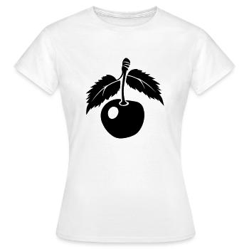 cerise - T-shirt Femme - blanc - Devant - AI Model Female 172 dark (172cm)