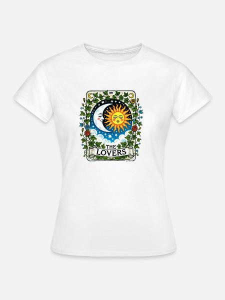 Das Tarot der Liebenden - Frauen T-Shirt - Weiß