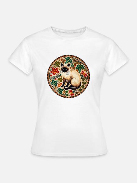 Siamkatze - Frauen T-Shirt - Weiß