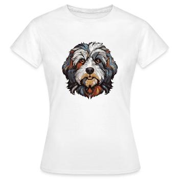 niedlicher hund - Frauen T-Shirt - Weiß - Vorne - AI Model Female 172 dark (172cm)