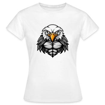 Eagle Comic - Women's T-Shirt - white - Front - AI Model Female 172 dark (172cm)