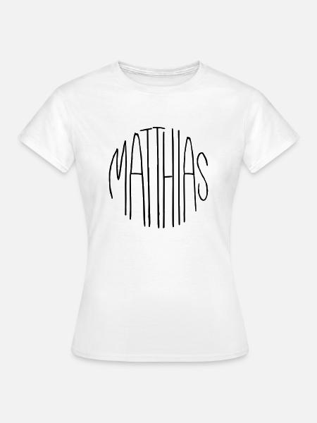 Matthias - T-shirt Femme - blanc