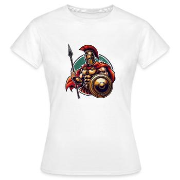 Spartans - Women's T-Shirt - white - Front - AI Model Female 172 dark (172cm)