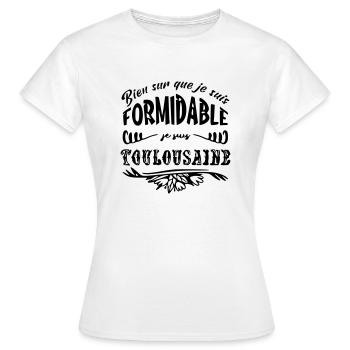 Formidable Toulouse - Women's T-Shirt - white - Front - AI Model Female 172 dark (172cm)