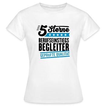 5Sterne Berufseistiegsbegleiter - Frauen T-Shirt - Weiß - Vorne - AI Model Female 172 dark (172cm)