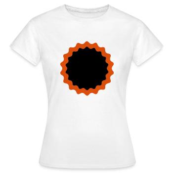 Fahrrad Flicken - Frauen T-Shirt - Weiß - Vorne - AI Model Female 172 dark (172cm)