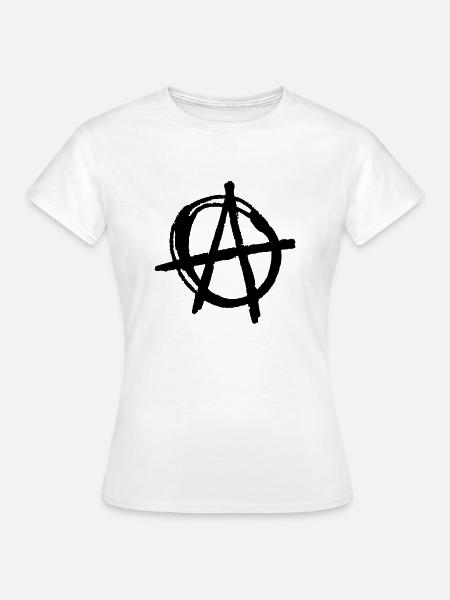 Anarchy - Frauen T-Shirt - Weiß