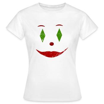 The Joker - Women's T-Shirt - white - Front - AI Model Female 172 dark (172cm)
