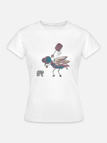 Mücke - Frauen T-Shirt - Weiß