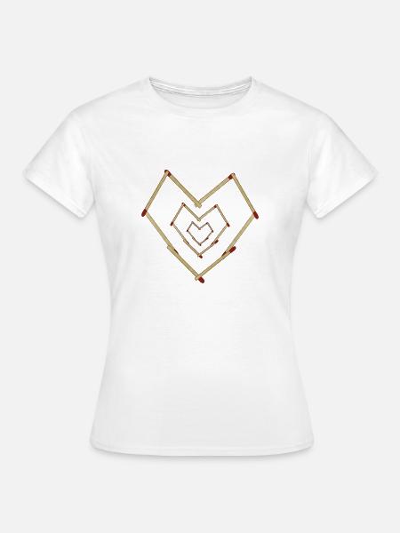 Streichhölzer - Frauen T-Shirt - Weiß