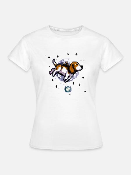 beagle - Frauen T-Shirt - Weiß