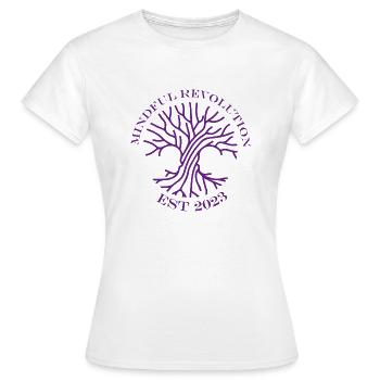 Ein Samenkorn, das das Bewusstsein weltweit nährt - Frauen T-Shirt - Weiß - Vorne - AI Model Female 172 dark (172cm)