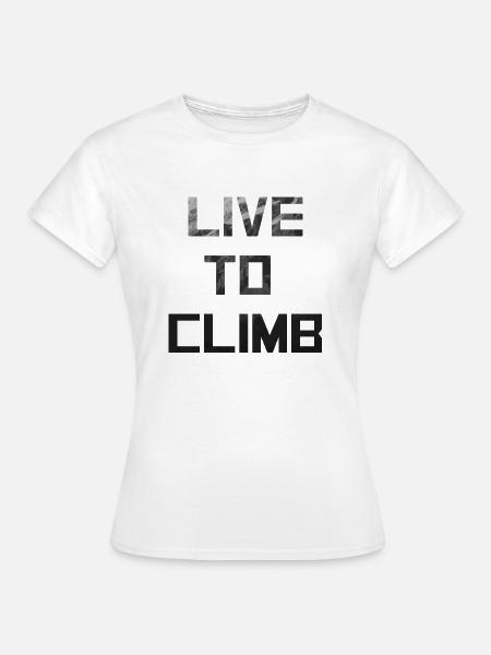 Rock Climbing - Frauen T-Shirt - Weiß