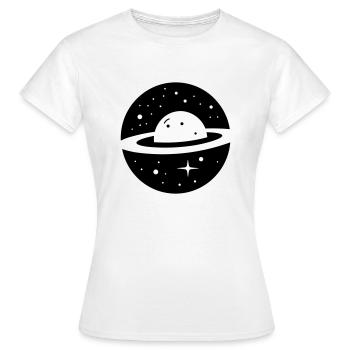 planete - T-shirt Femme - blanc - Devant - AI Model Female 172 dark (172cm)