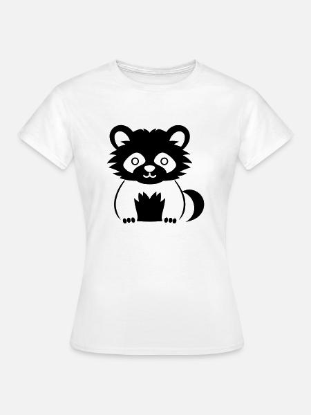 Kleiner Panda - Frauen T-Shirt - Weiß