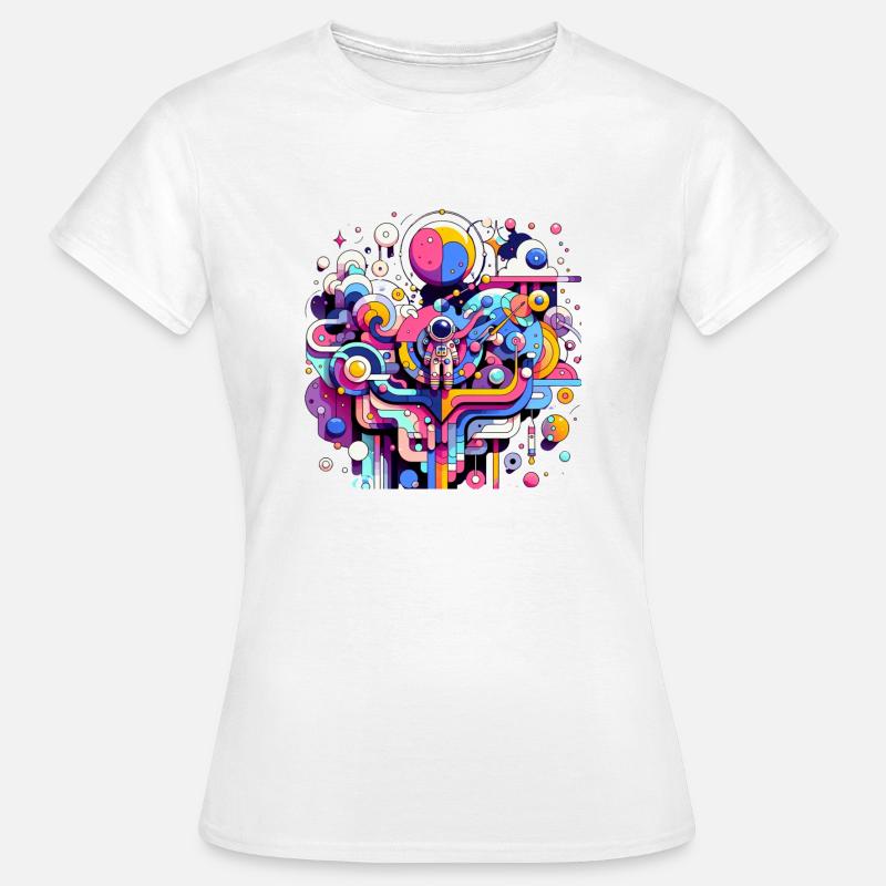 Environnement spatial - T-shirt Femme - blanc