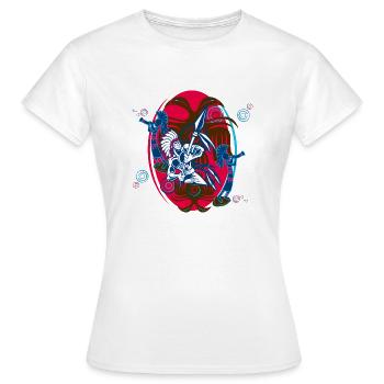 Indianer - Frauen T-Shirt - Weiß - Vorne - AI Model Female 172 dark (172cm)