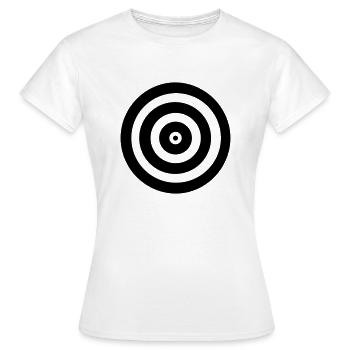 Ziel - Frauen T-Shirt - Weiß - Vorne - AI Model Female 172 dark (172cm)
