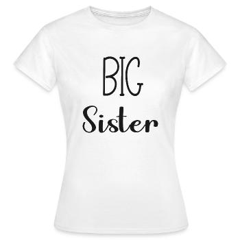 big sis - big sister - T-shirt Femme - blanc - Devant - AI Model Female 172 dark (172cm)