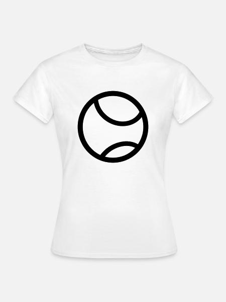 Tennisball - Frauen T-Shirt - Weiß