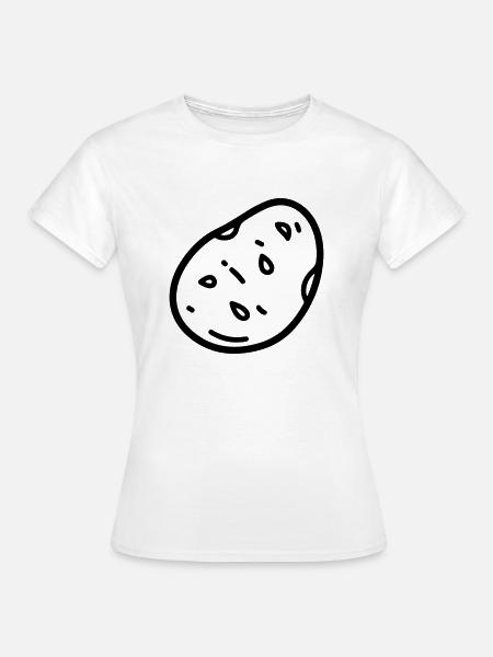 Kartoffel - Frauen T-Shirt - Weiß