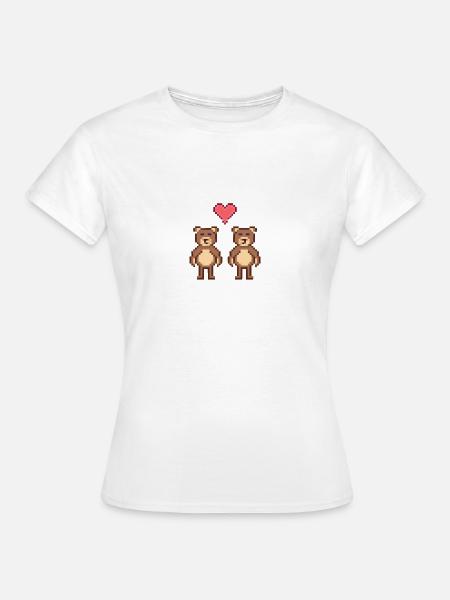 Die Bären-Saga - LIEBE - Frauen T-Shirt - Weiß