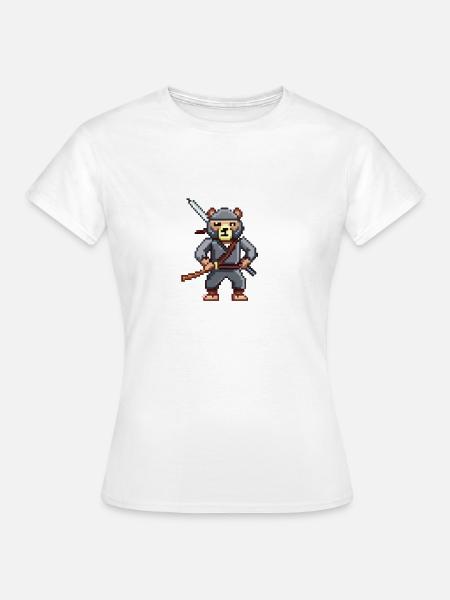 Die Bären-Saga - Ninja - Frauen T-Shirt - Weiß