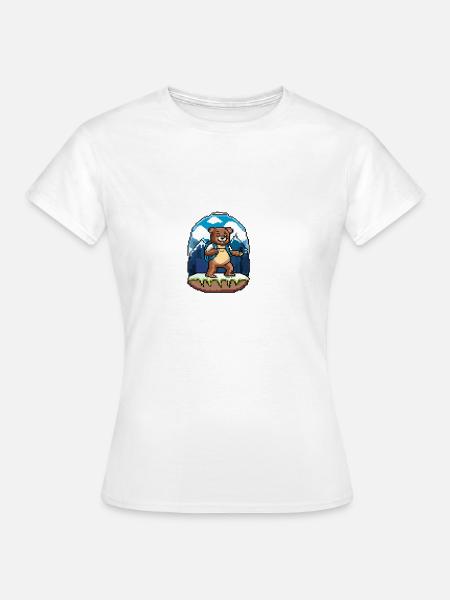 Die Bären-Saga - WANDERUNG - Frauen T-Shirt - Weiß
