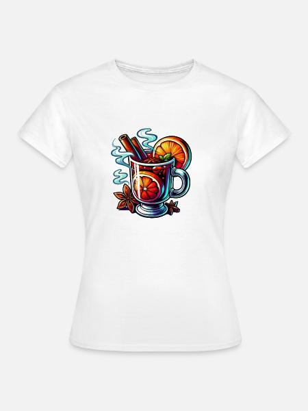 Glühwein - Frauen T-Shirt - Weiß
