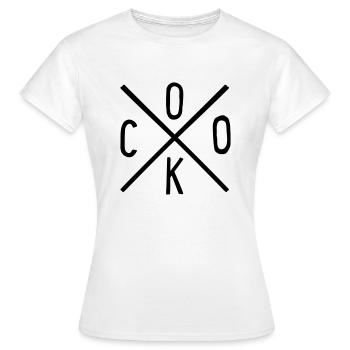 Cuire - T-shirt Femme - blanc - Devant - AI Model Female 172 dark (172cm)