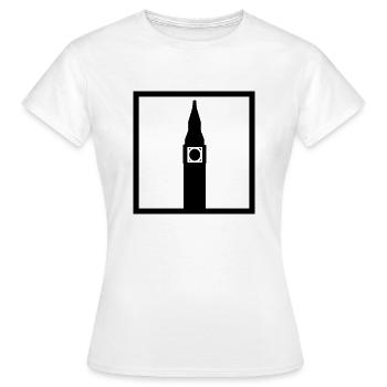 Big Ben London - Women's T-Shirt - white - Front - AI Model Female 172 dark (172cm)