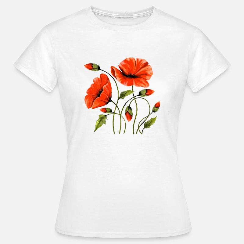 Fleur - T-shirt Femme - blanc