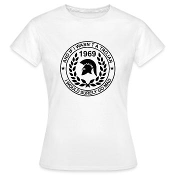 ska reggae rocksteady trojan 1969 - Frauen T-Shirt - Weiß - Vorne - AI Model Female 172 dark (172cm)