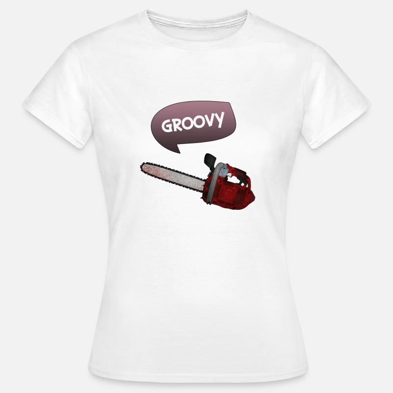 Evil dead - Groovy chains - Women's T-Shirt - white