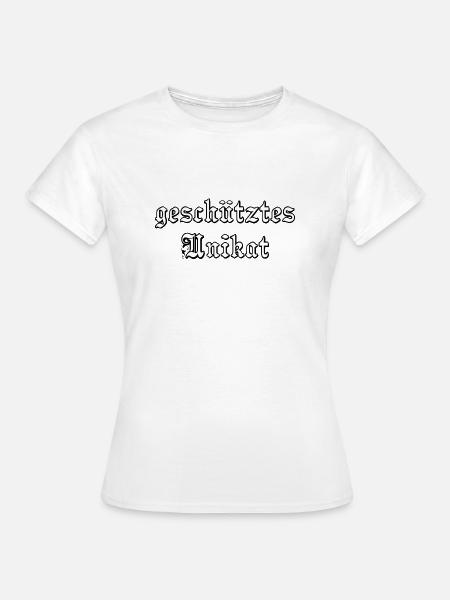 geschütztes Unikat 2 - Frauen T-Shirt - Weiß